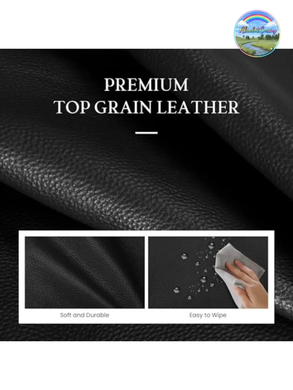 Genuine Leather Hobo Bag Adjustable Shoulder Strap Zipper Closure